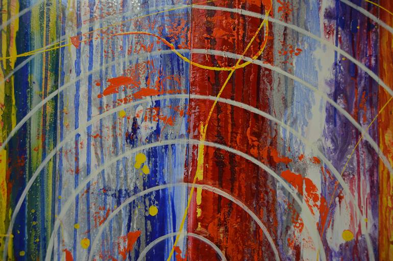 Original Fine Art Abstract Painting by Al Acar