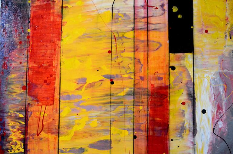 Original Fine Art Abstract Painting by Al Acar