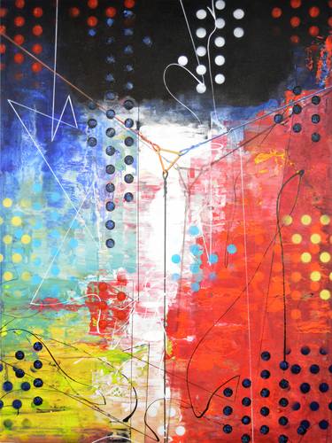 Original Fine Art Abstract Paintings by Al Acar