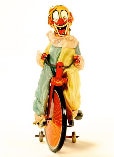 TOY CLOWN ON A BICYCLE - Limited Edition 9 of 25 thumb