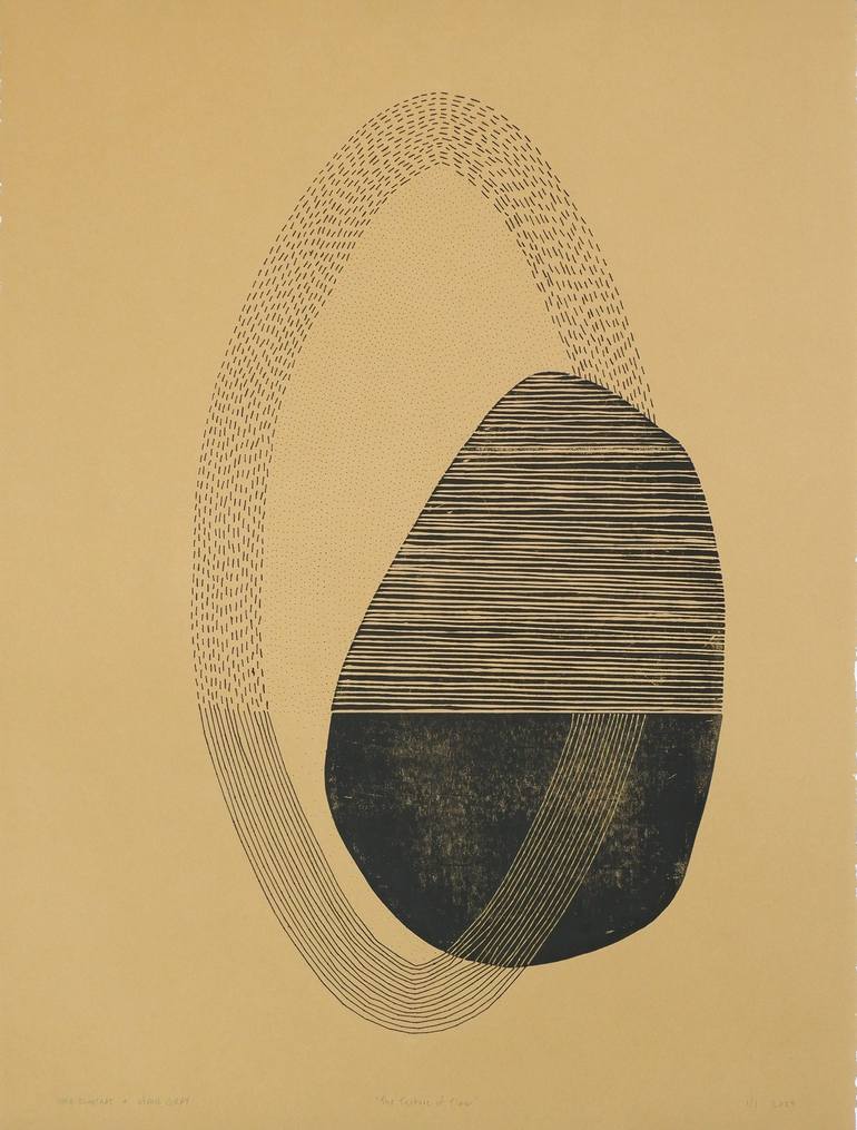 Original Minimalism Abstract Printmaking by Jamie Gray