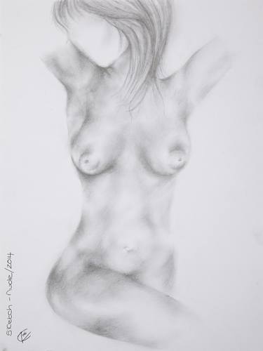 Original Nude Drawings by Zoe Clements