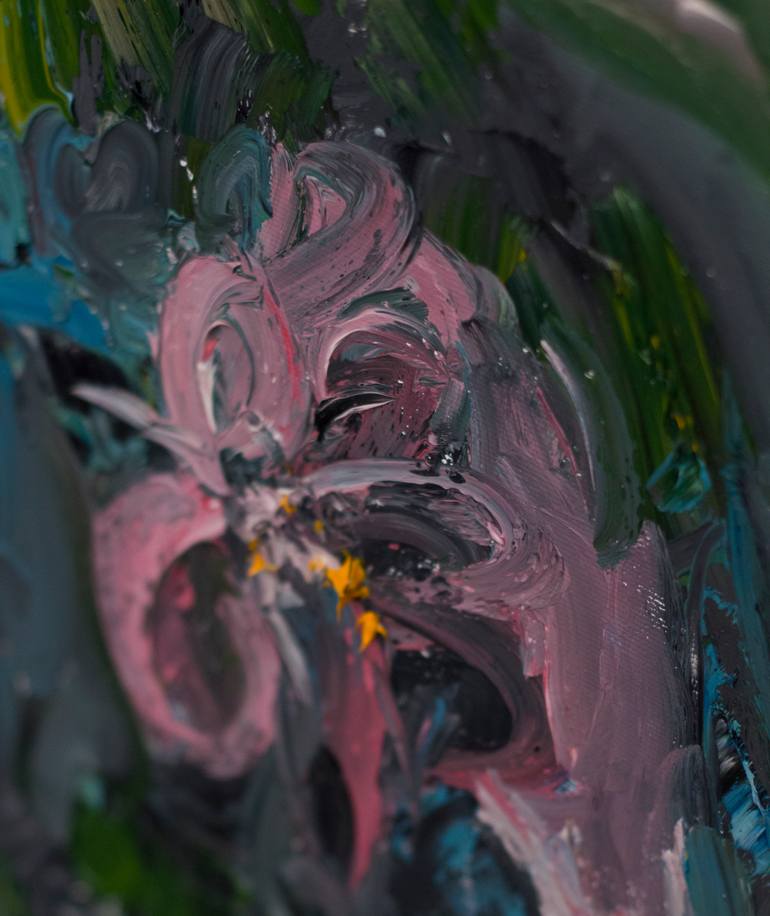 Original Abstract Expressionism Abstract Painting by Victoria Manning