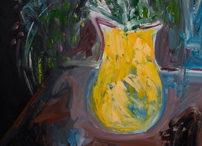 Original Abstract Expressionism Abstract Painting by Victoria Manning