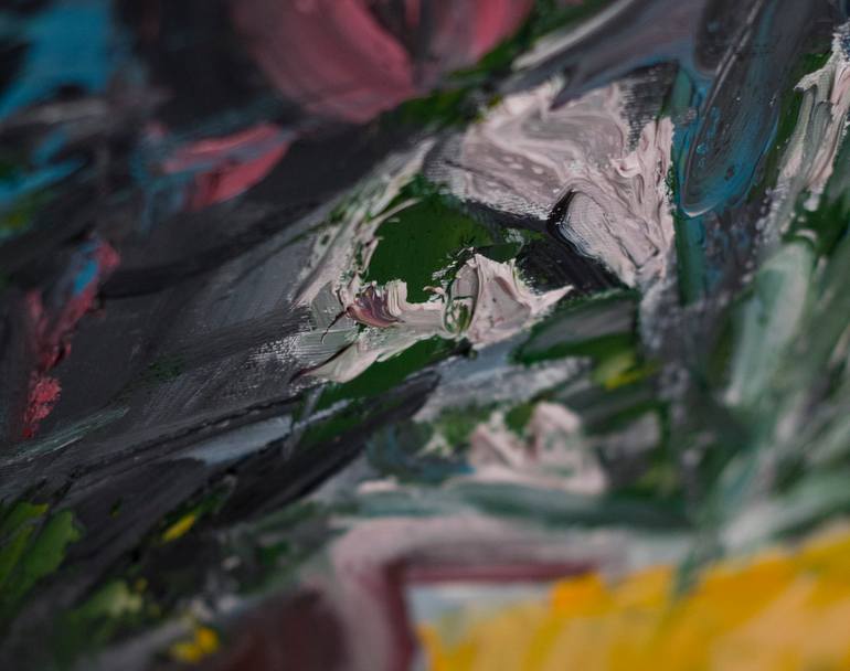 Original Abstract Expressionism Abstract Painting by Victoria Manning