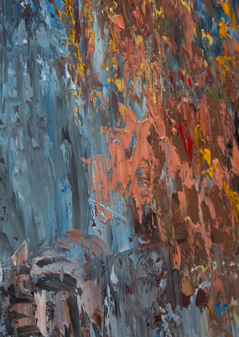 Original Abstract Expressionism Abstract Painting by Victoria Manning