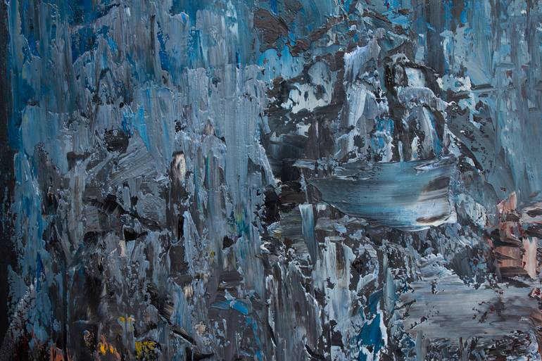 Original Abstract Expressionism Abstract Painting by Victoria Manning