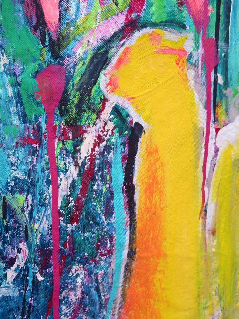 Original Abstract Expressionism Abstract Painting by Victoria Manning