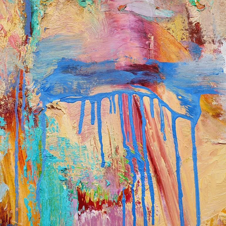 Original Abstract Expressionism Abstract Painting by Victoria Manning