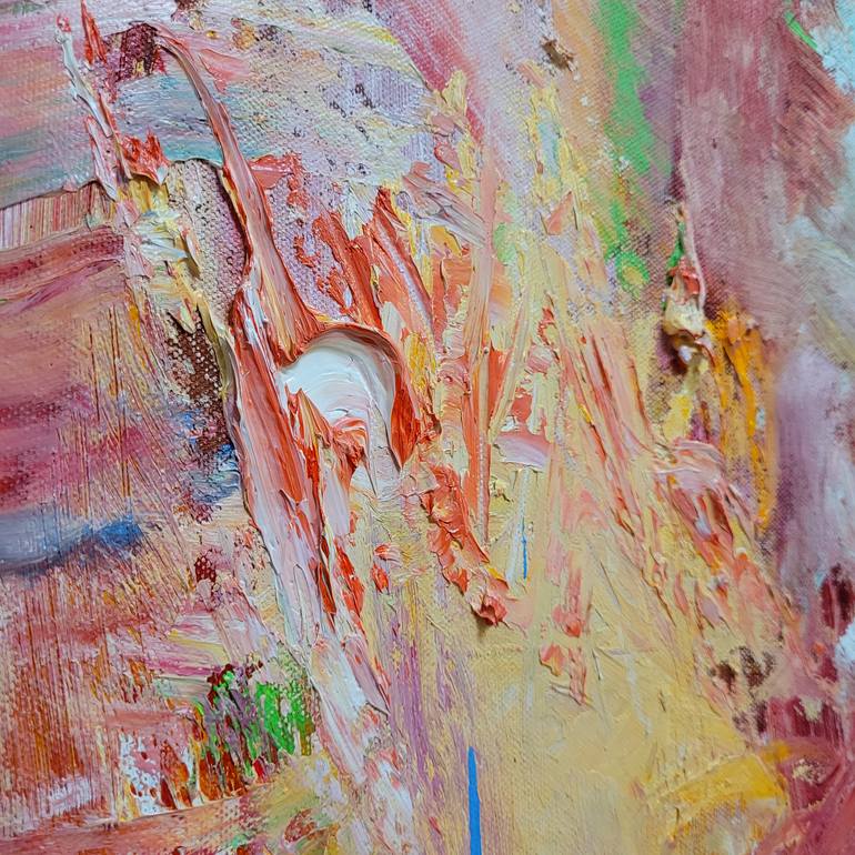 Original Abstract Expressionism Abstract Painting by Victoria Manning
