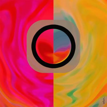 Original Art Deco Abstract Digital by Mihaela Stancu