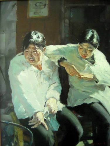 Original People Paintings by charles choi