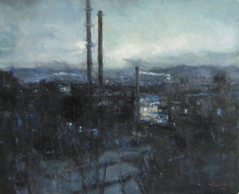 old factory Painting