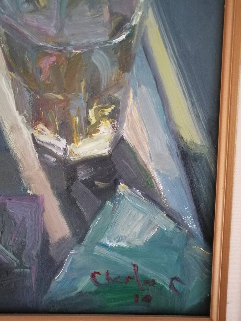 Original Realism Still Life Painting by Charles Choi