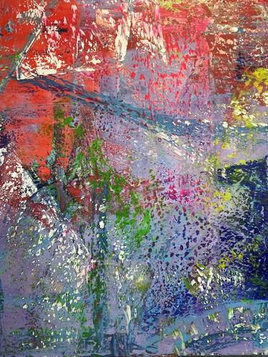 Original Abstract Expressionism Abstract Painting by Drew Gaffney