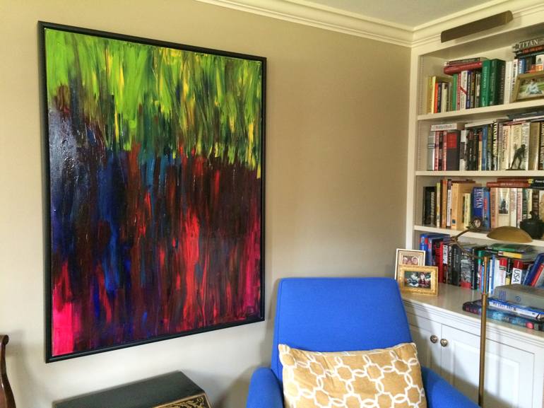 Original Abstract Expressionism Abstract Painting by Drew Gaffney