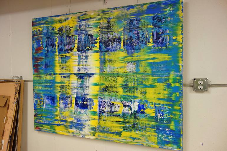 Original Abstract Expressionism Abstract Painting by Drew Gaffney