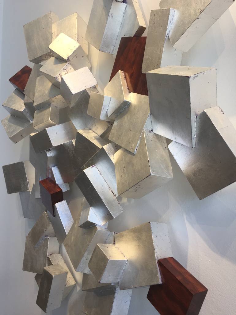 Original Geometric Abstract Sculpture by Chloe Hedden