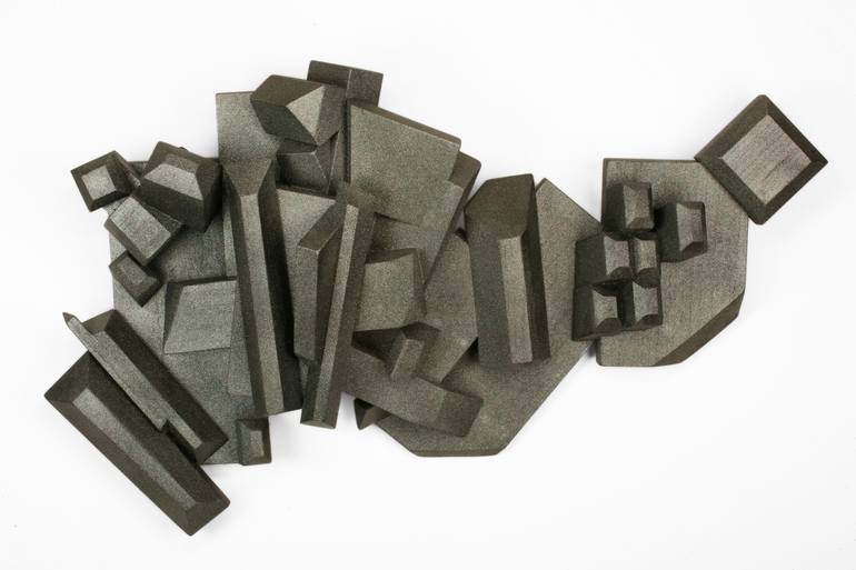 Original Geometric Abstract Sculpture by Chloe Hedden