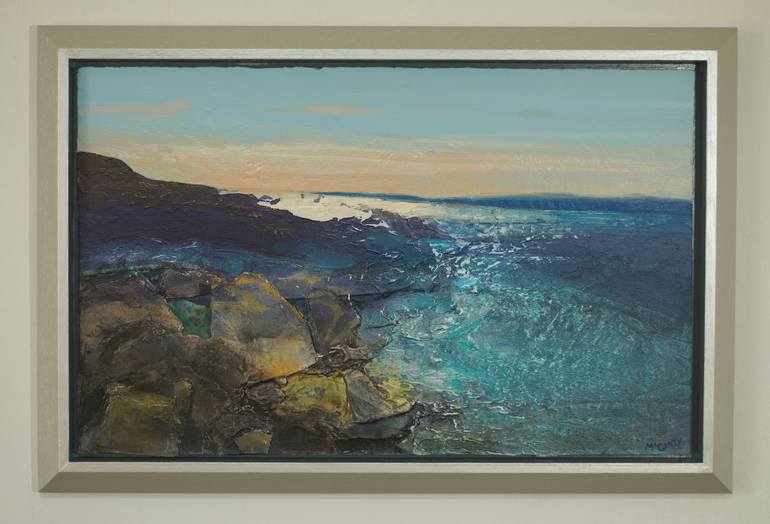 Original Contemporary Beach Painting by KEVAN MCGINTY