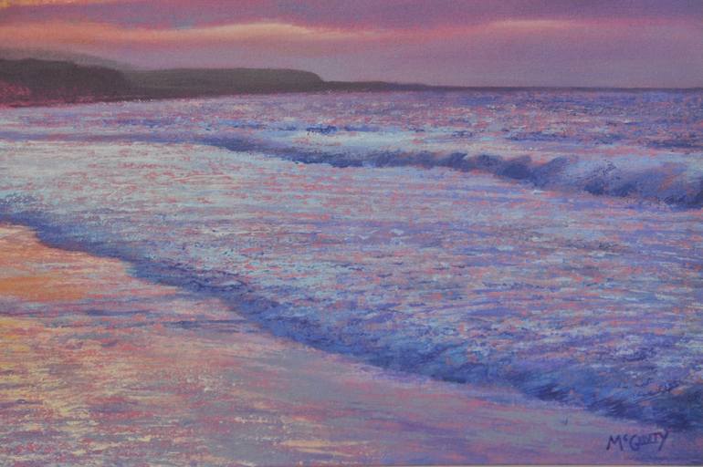 Original Figurative Beach Painting by KEVAN MCGINTY