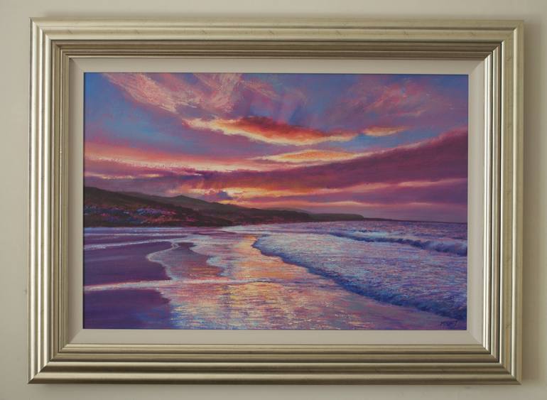 Original Figurative Beach Painting by KEVAN MCGINTY