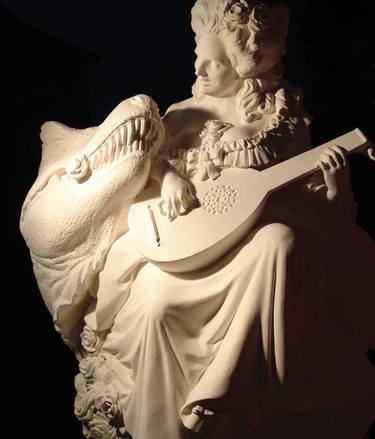Original Figurative Music Sculpture by Vladimir Kozhemiakov