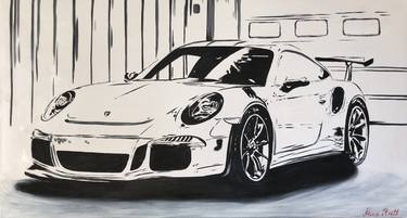 Print of Automobile Paintings by Alina Knott