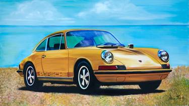 Original Illustration Automobile Paintings by Alina Knott