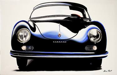 Original Photorealism Automobile Painting by Alina Knott