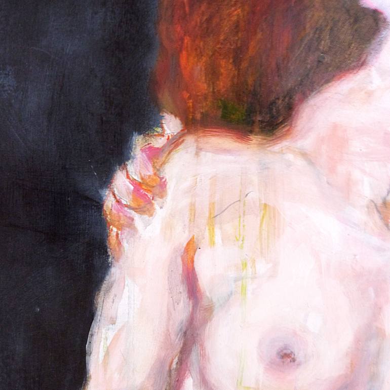 Original Figurative Nude Painting by Wilfrid Moizan