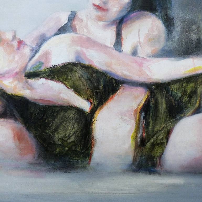 Original Figurative Women Painting by Wilfrid Moizan