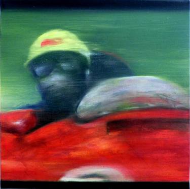 Original Figurative Automobile Paintings by Wilfrid Moizan