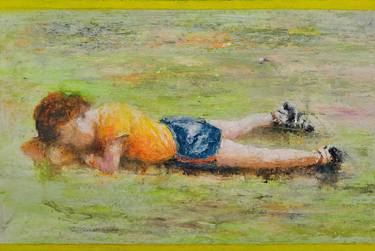 Print of Figurative Children Paintings by Wilfrid Moizan