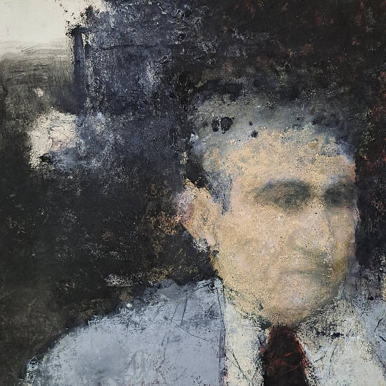 Original Figurative Men Painting by Wilfrid Moizan