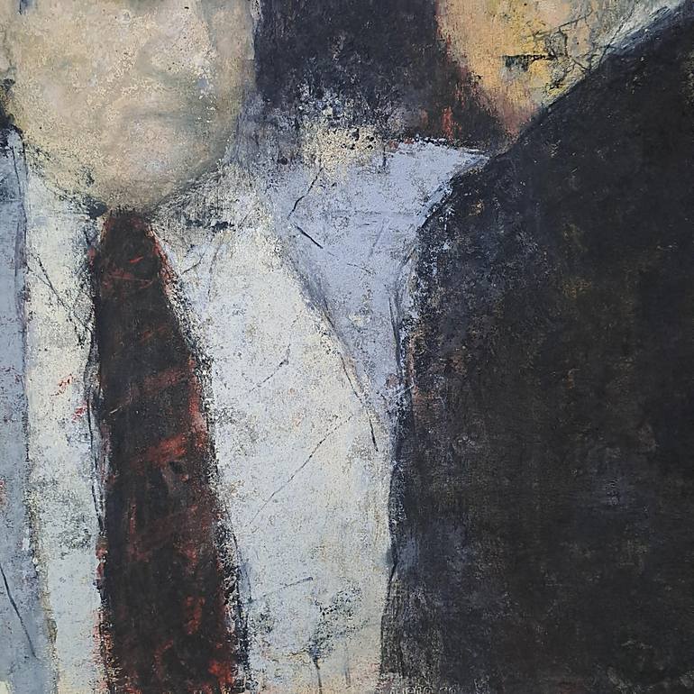 Original Figurative Men Painting by Wilfrid Moizan