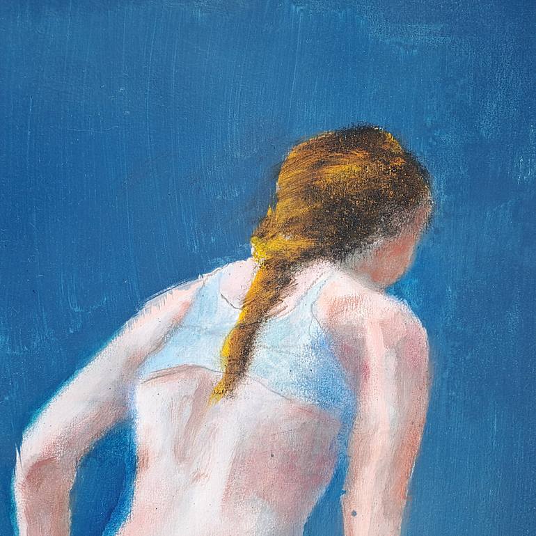 Original Figurative Women Painting by Wilfrid Moizan