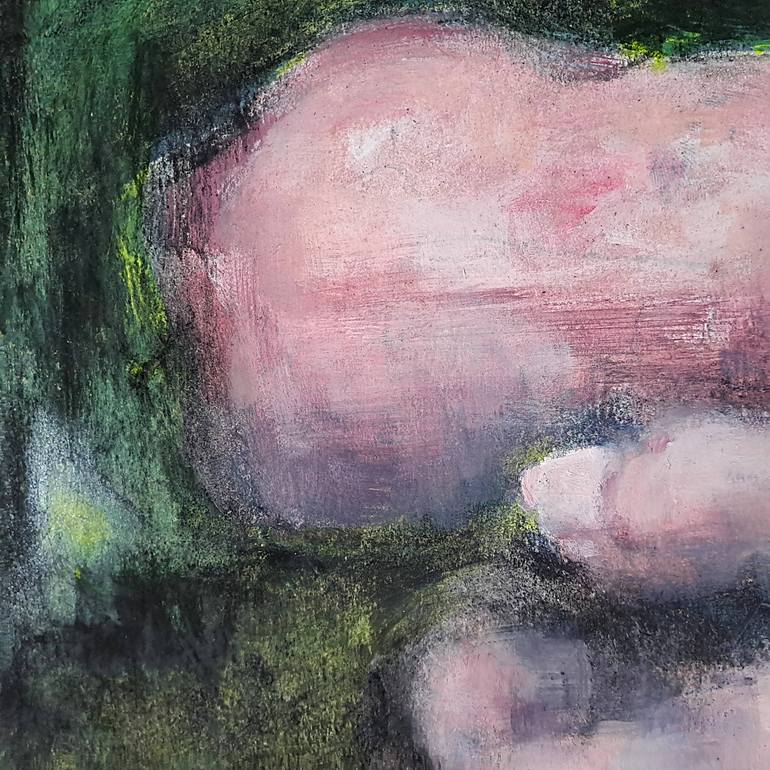 Original Figurative Women Painting by Wilfrid Moizan