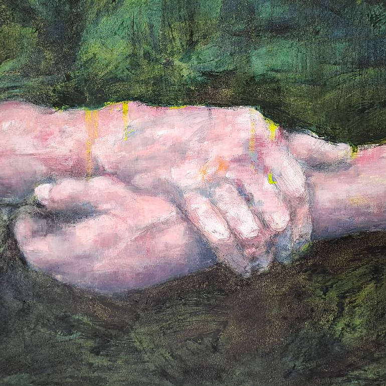 Original Figurative Women Painting by Wilfrid Moizan