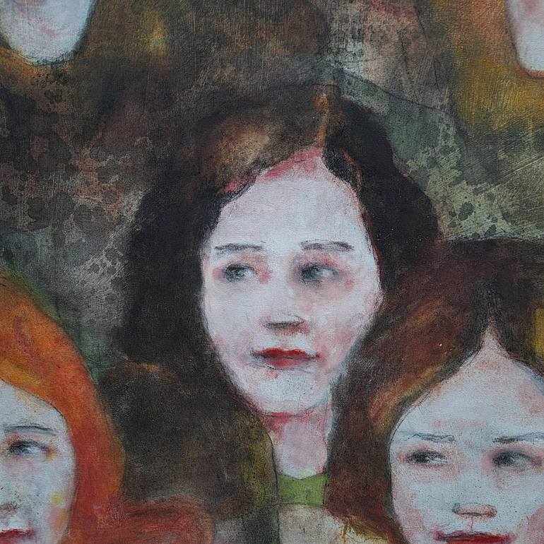 Original Figurative Women Painting by Wilfrid Moizan