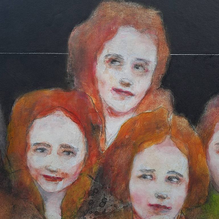 Original Figurative Women Painting by Wilfrid Moizan