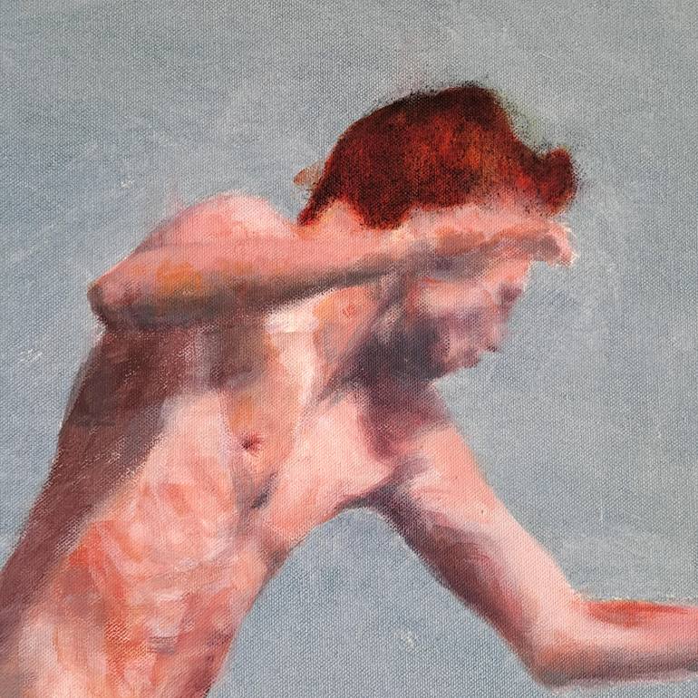 Original Figurative Men Painting by Wilfrid Moizan