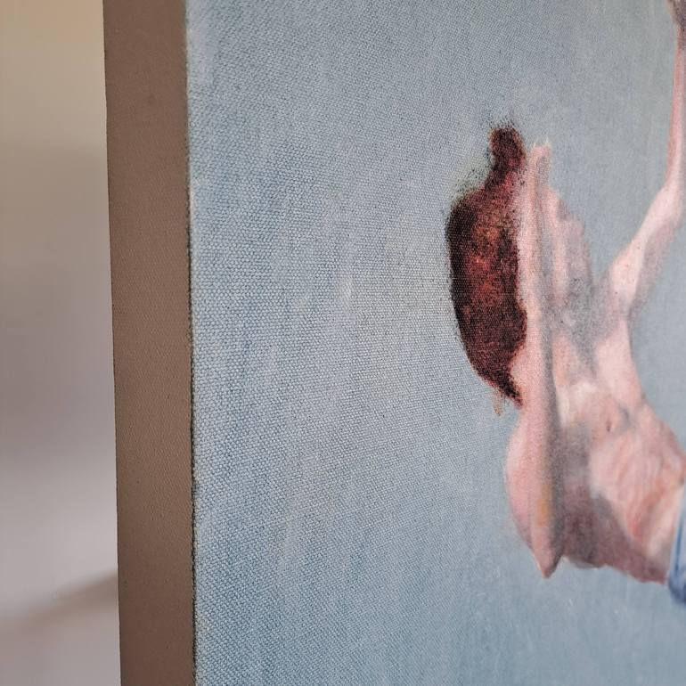 Original Figurative Men Painting by Wilfrid Moizan