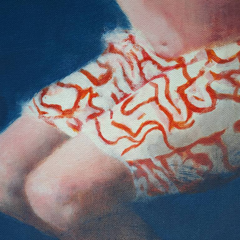 Original Figurative Children Painting by Wilfrid Moizan