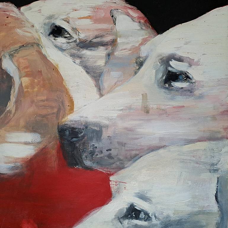Original Realism Animal Painting by Wilfrid Moizan