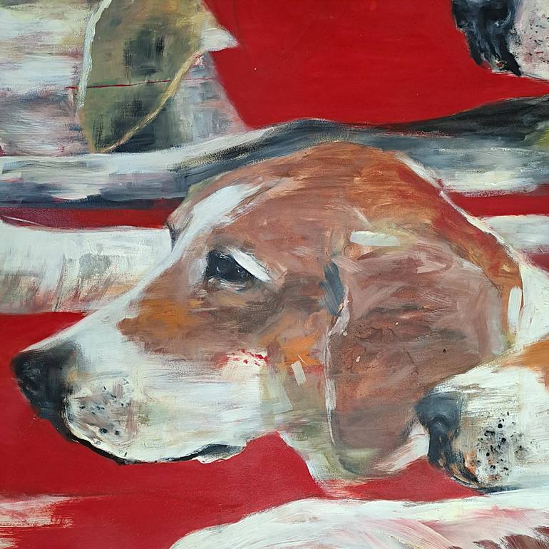 Original Realism Animal Painting by Wilfrid Moizan