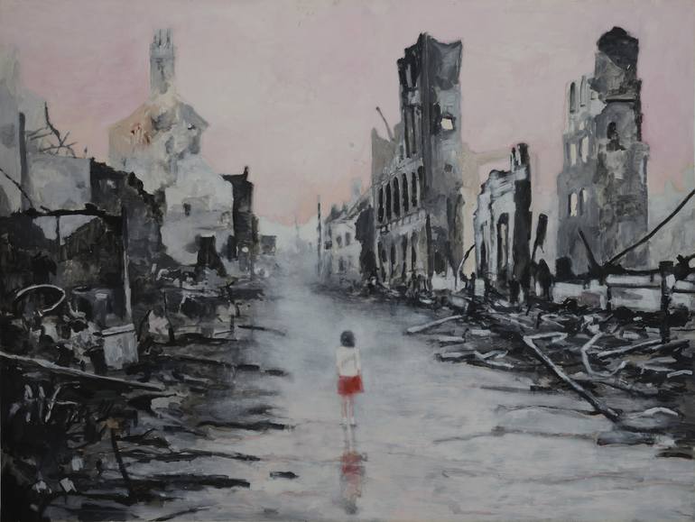 Original Figurative Children Paintings by Wilfrid Moizan