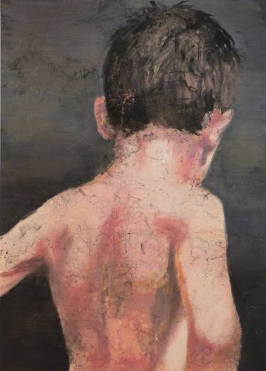 Original Figurative Children Paintings by Wilfrid Moizan