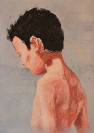 Original Figurative Children Paintings by Wilfrid Moizan