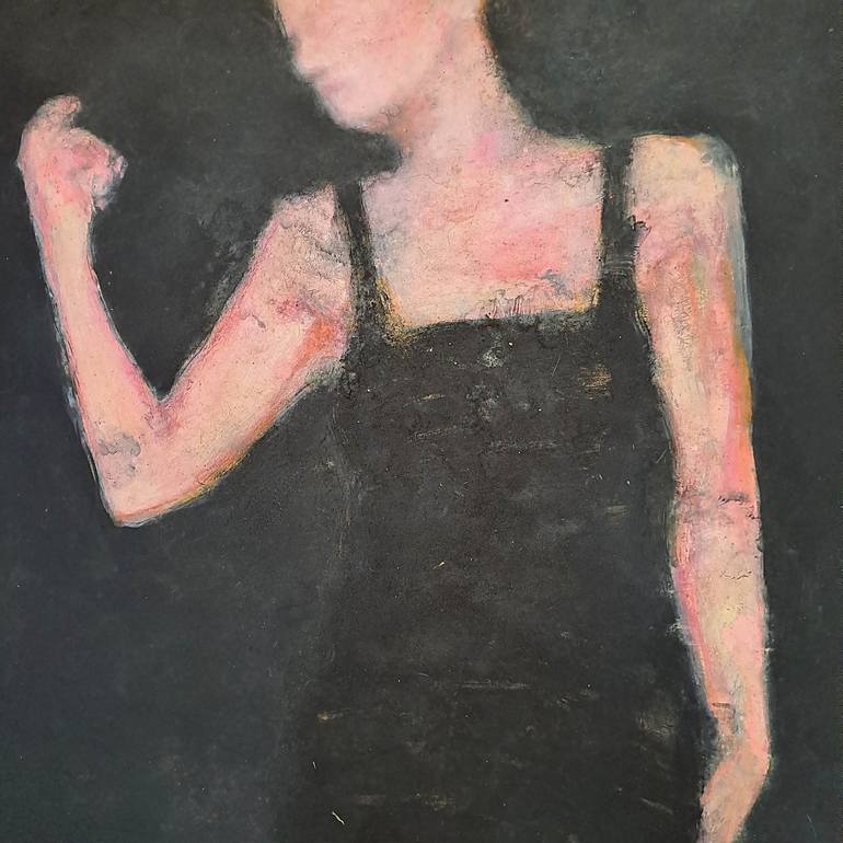 Original Figurative Women Painting by Wilfrid Moizan